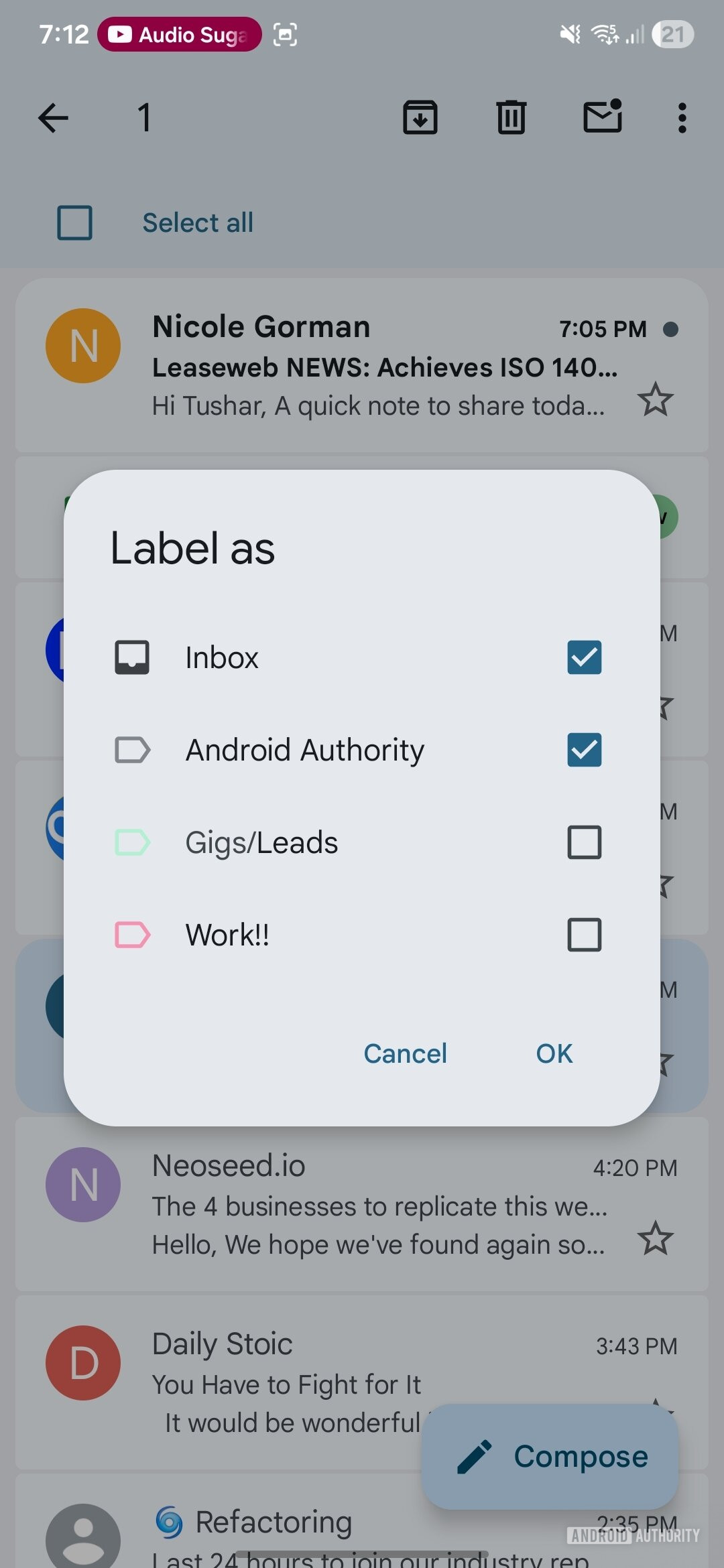 Gmail Android labels Screenshot 20260210 191203 Gmail