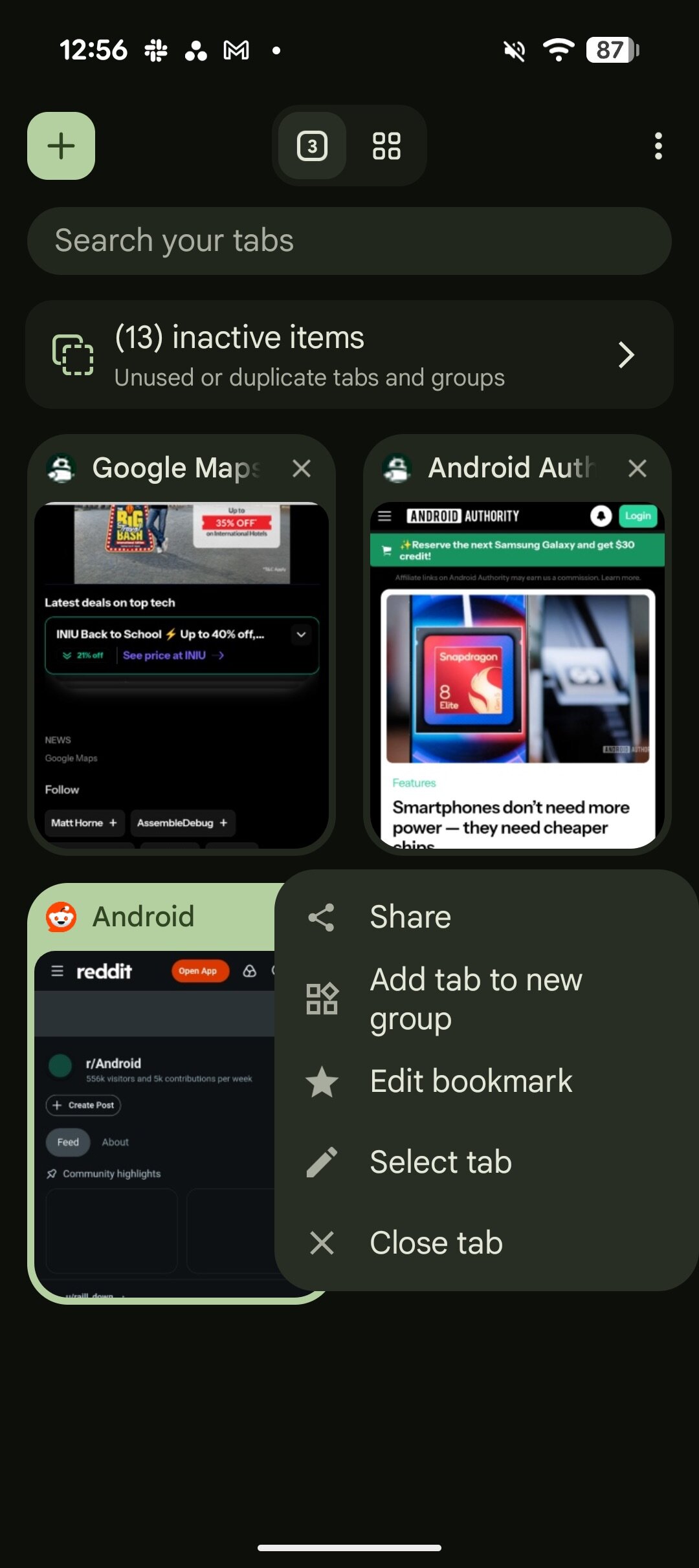 Google Chrome pinned tab not pinned