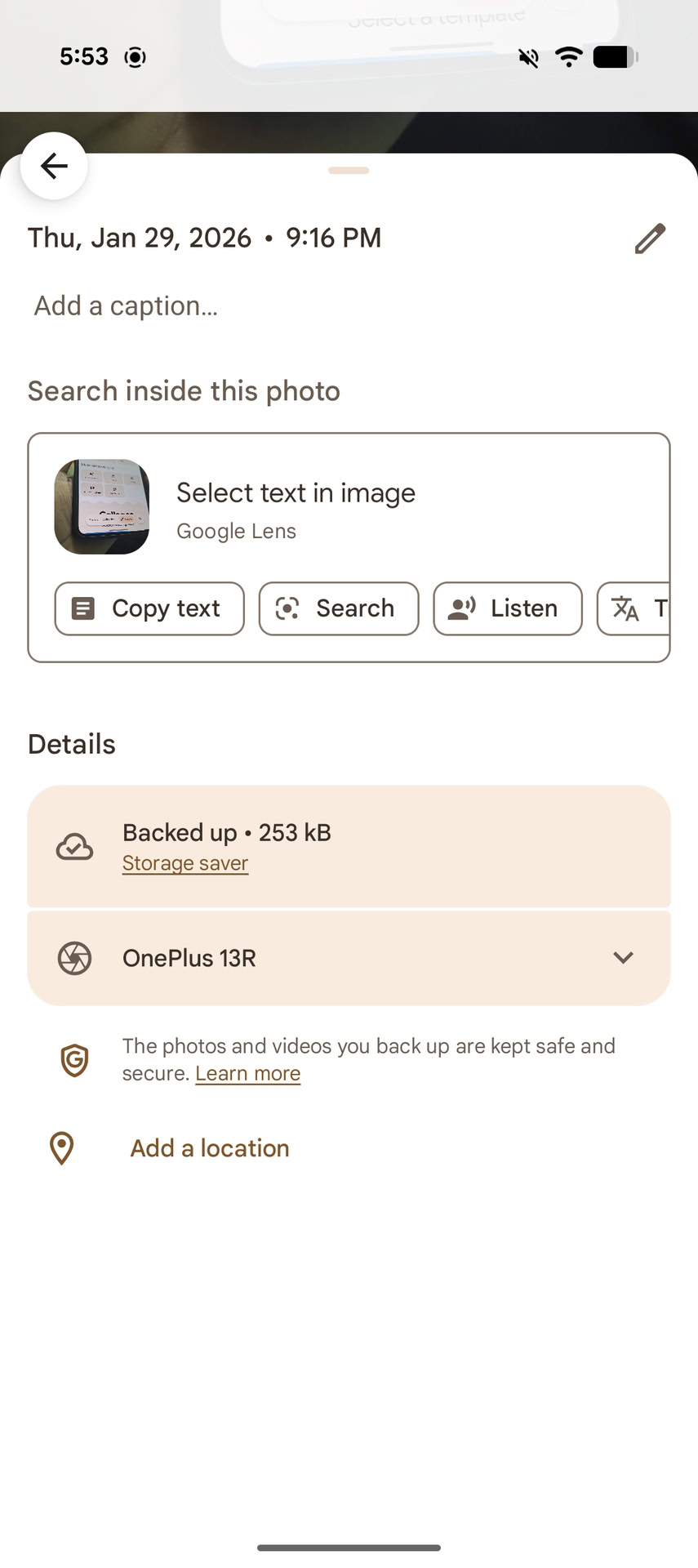 Google Photos Upcoming photo detail view (2)