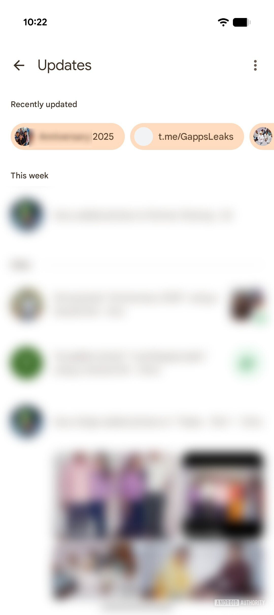 Google Photos Update section Upcoming UI
