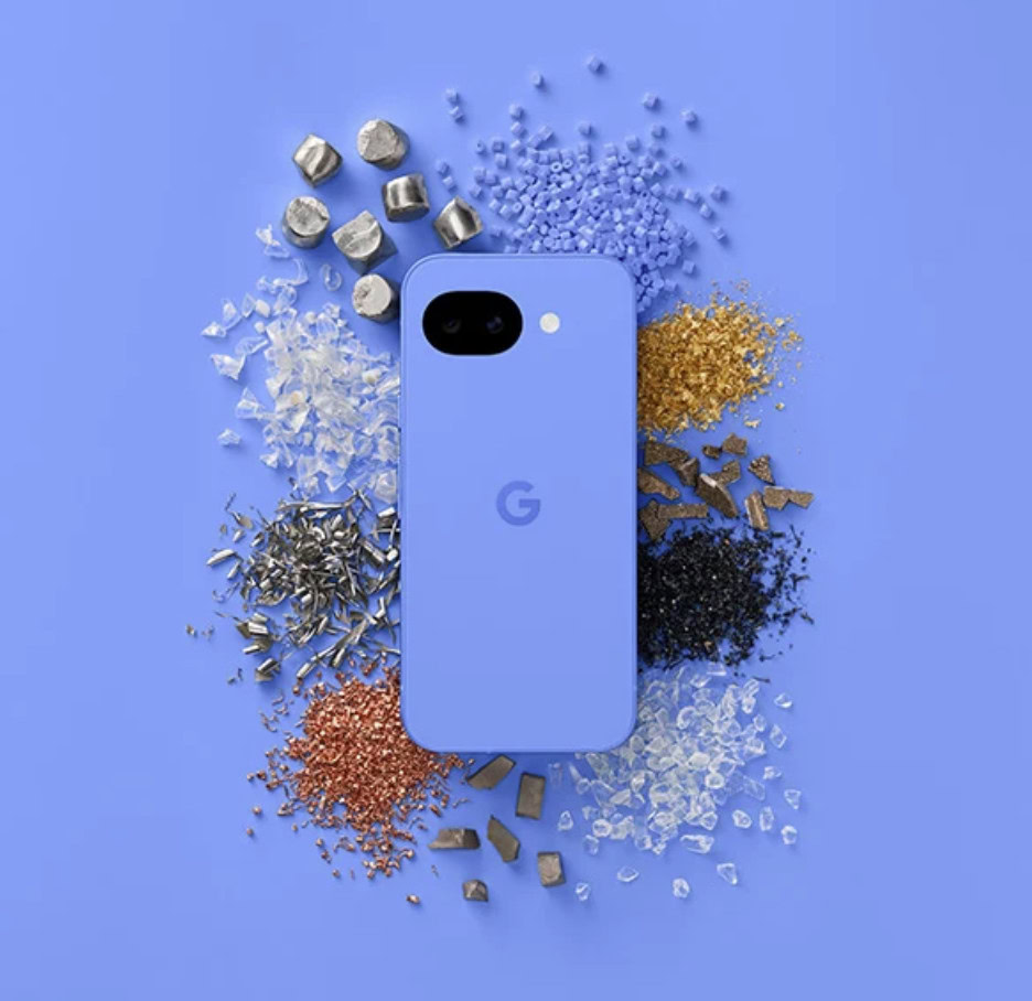 A lifestyle image of the Google Pixel 10a in Lavender leaked by Vanden Borre.
