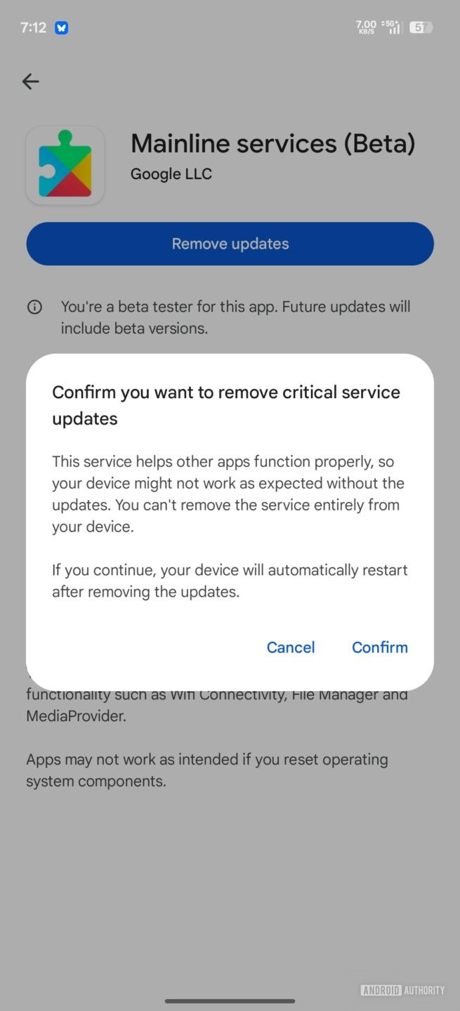 January 2026 Google Play system update just turned into November 2025 ...