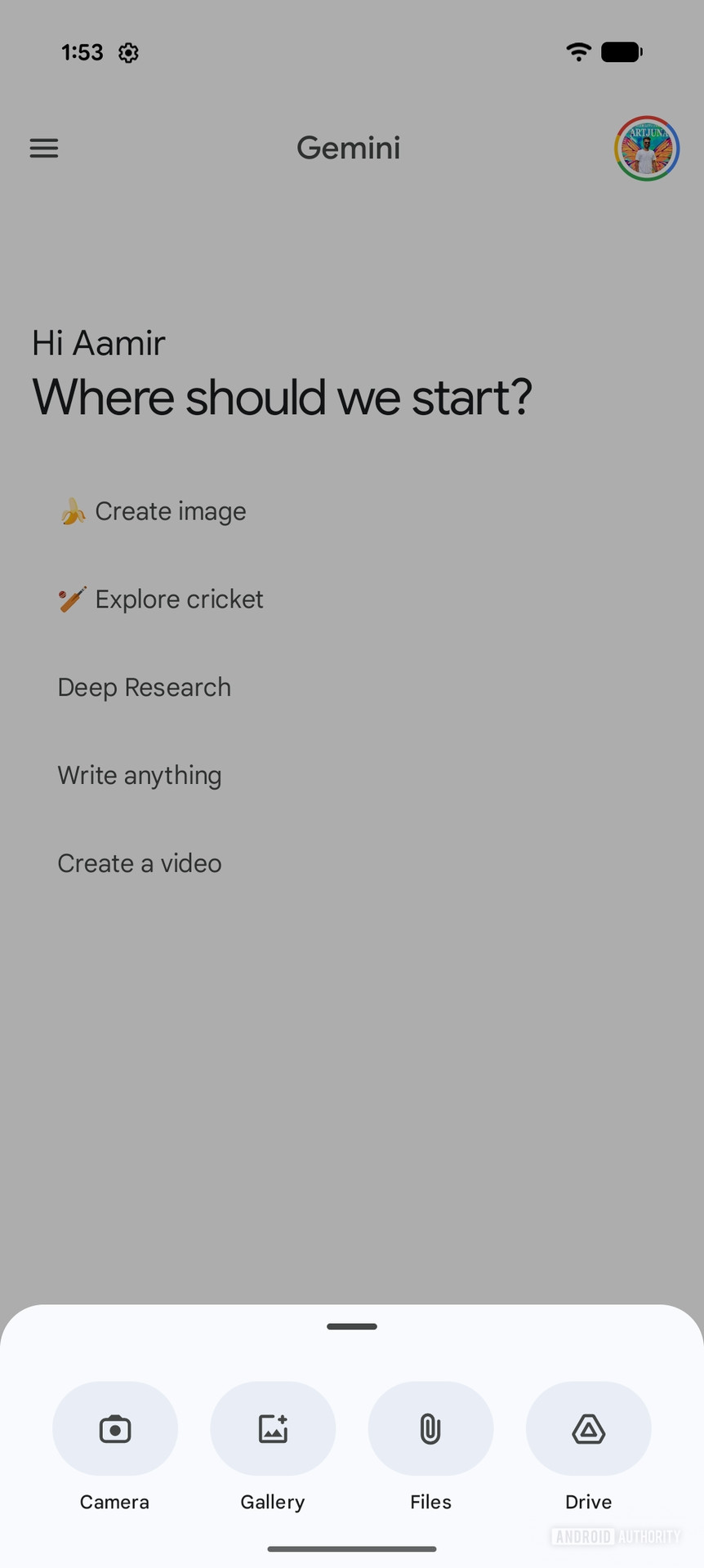 Google app Current Gemini UI (1)