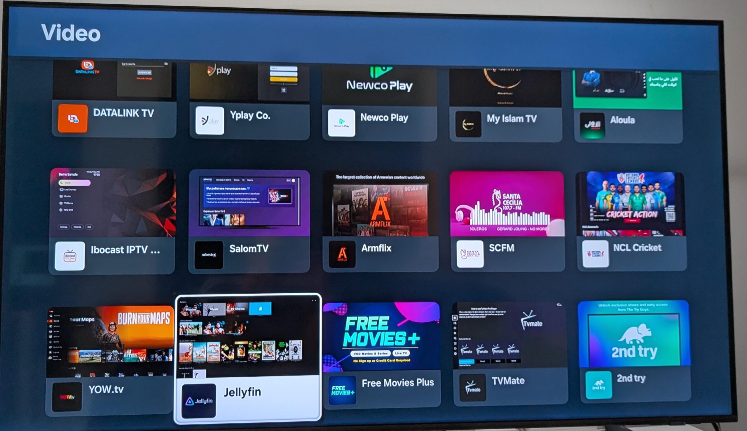 JellyFin on Samsung TIzen TV ArgiesDario github
