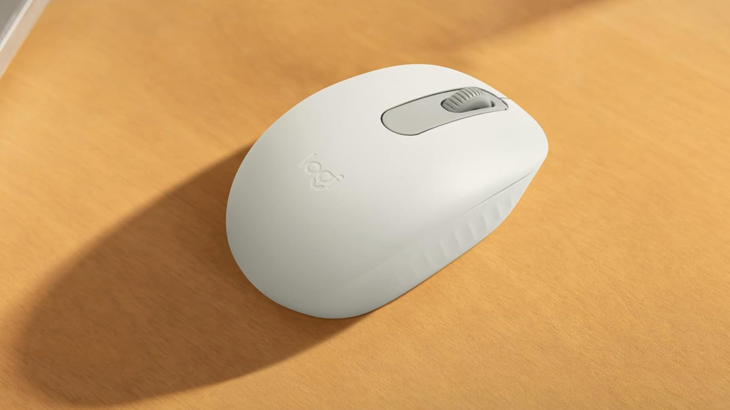 Logitech M196 Wireless Mouse on desk