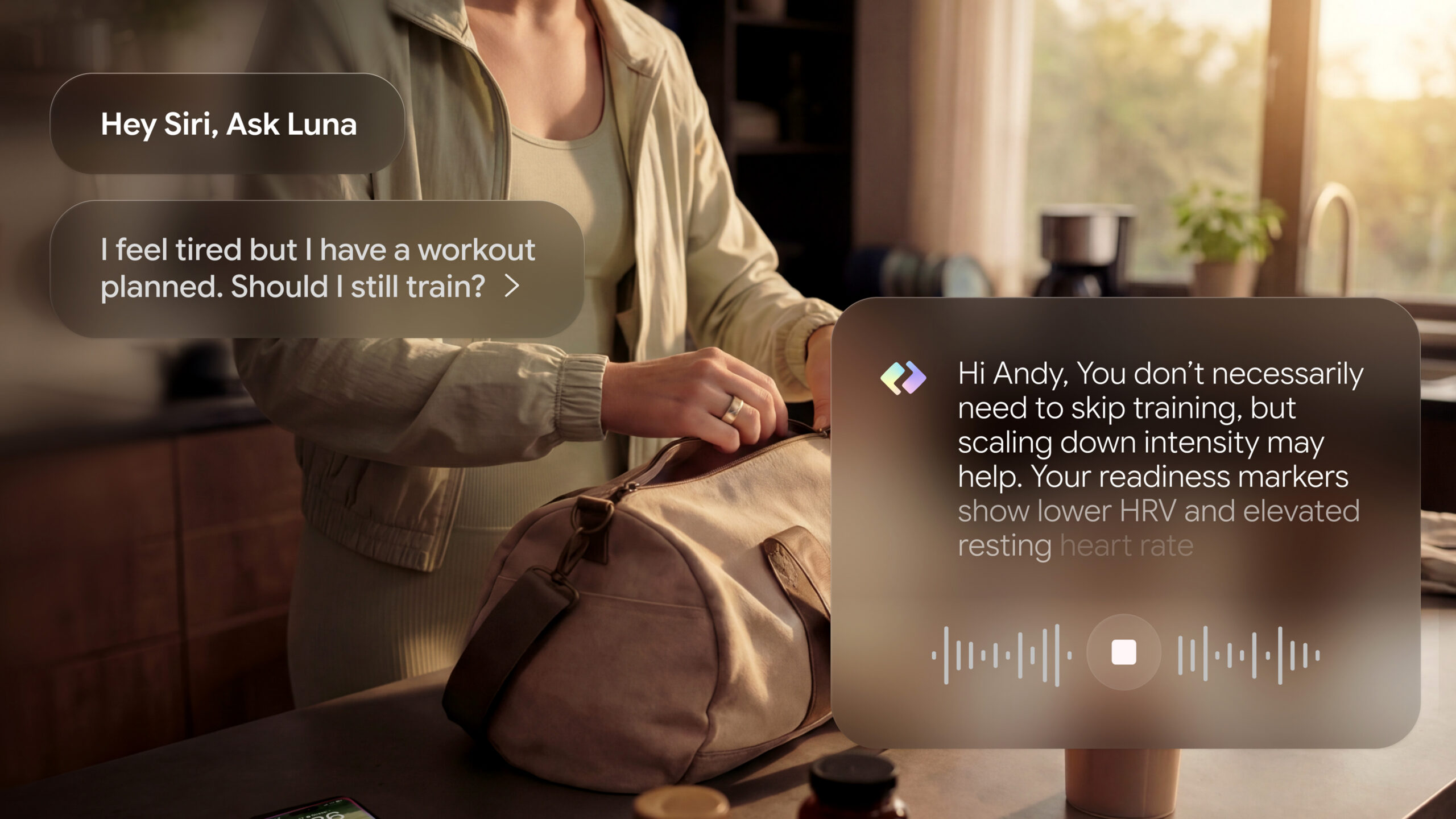 Luna Ring Luna Voice Workout