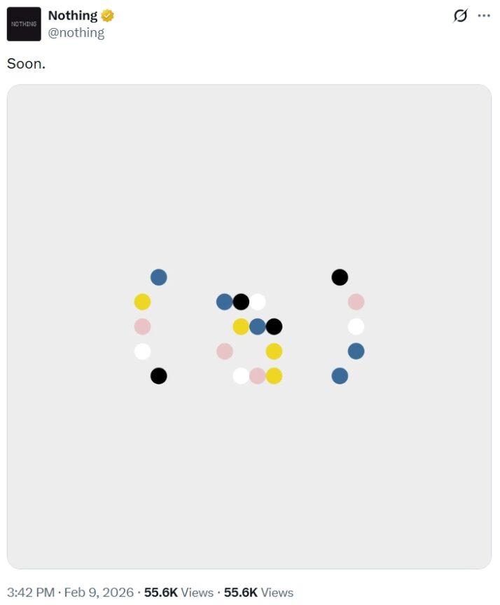 Nothing Phone 4a’s latest teaser suggests a major splash of color