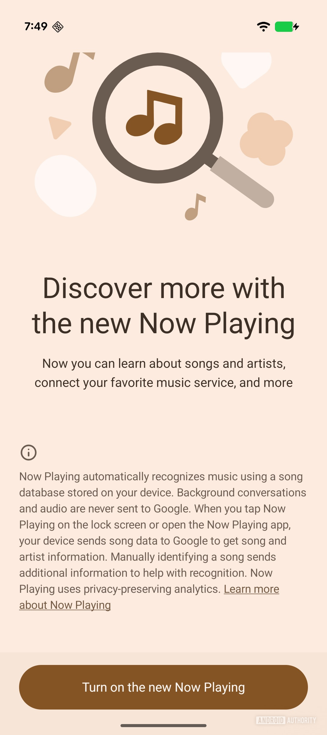 Now Playing Dedicated app Now Playing Dedicated app