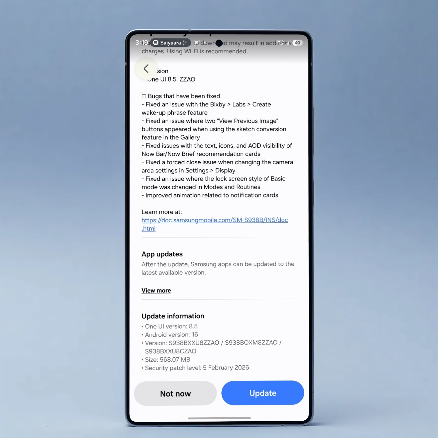 One UI 8.5 beta 6 для серии Galaxy S25 One UI 8.5 beta 6 для серии Galaxy S25
