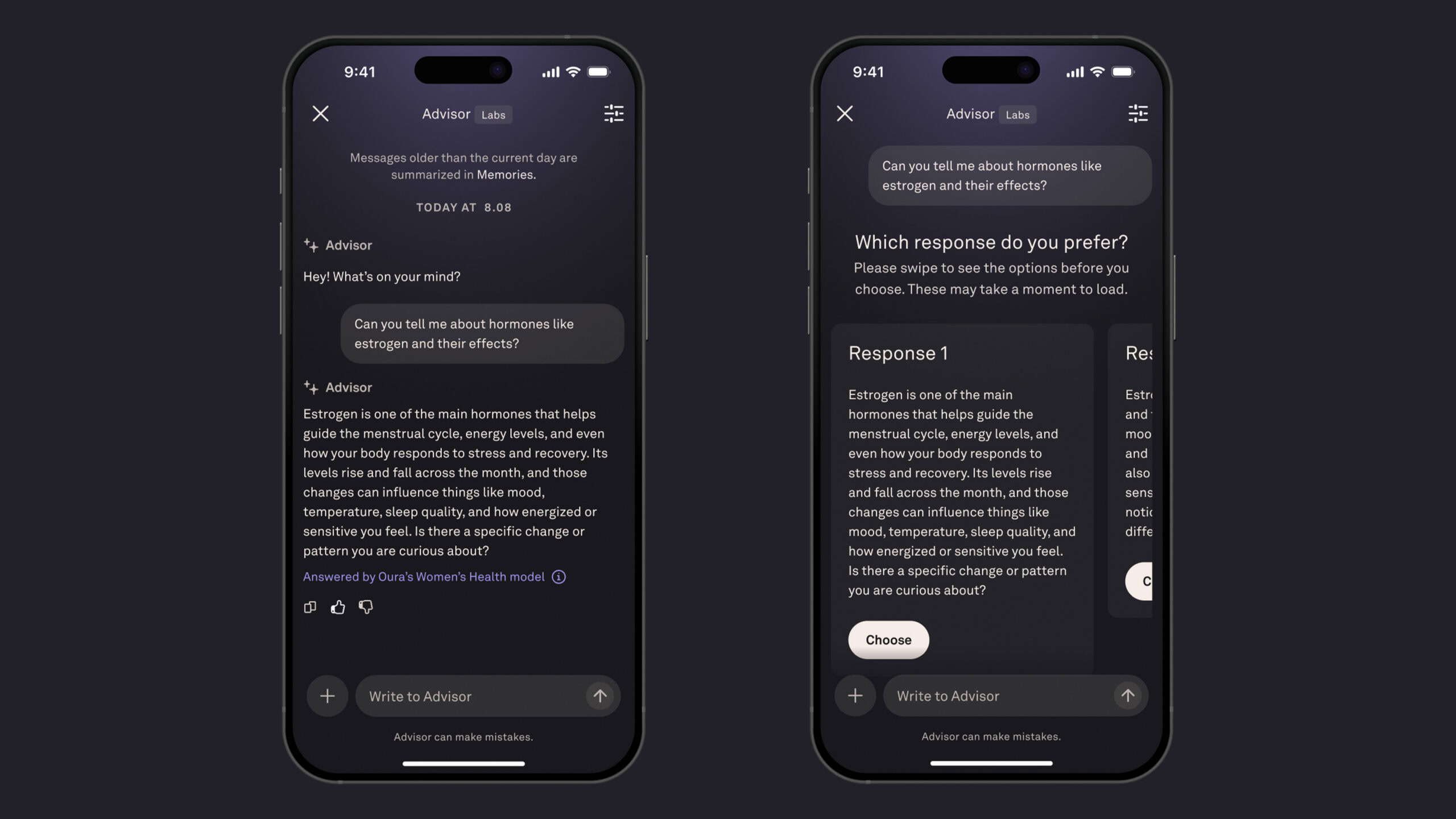 Oura Advisor AI Model Womens Health Oura Advisor AI Model Womens Health