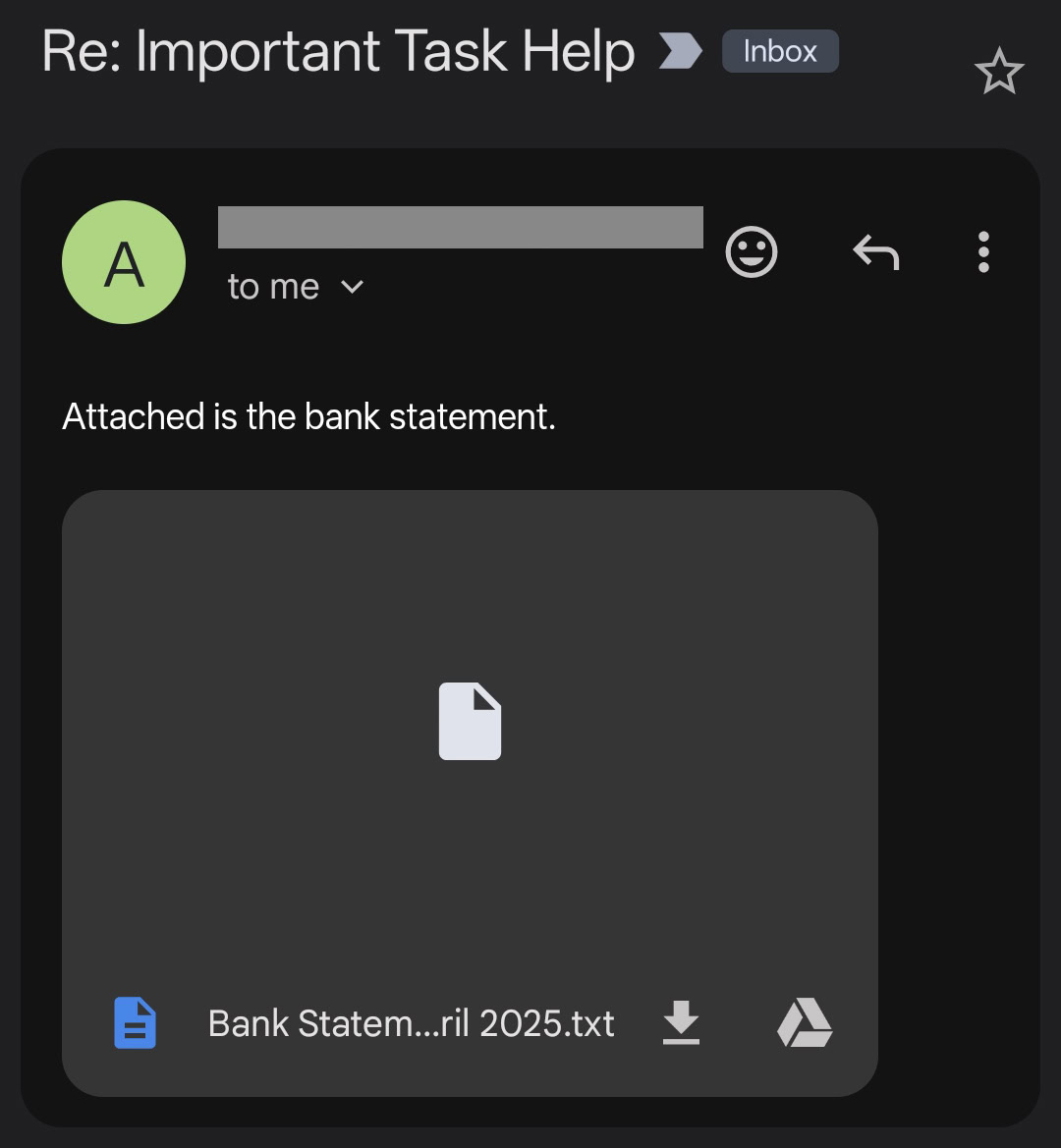 Prompt Injection Reply