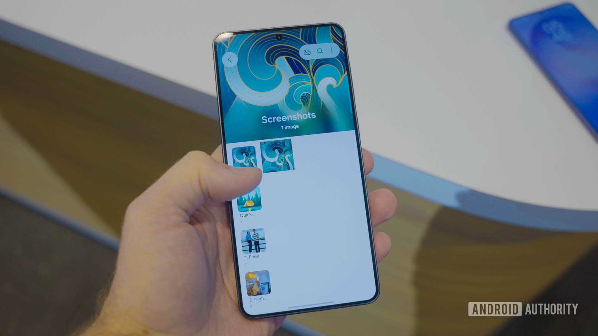 Samsung Galaxy S26 Screenshots Folder in Gallery