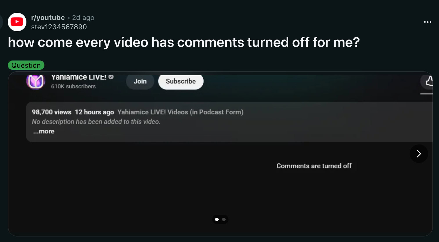 YouTube comments turned off ad blocker