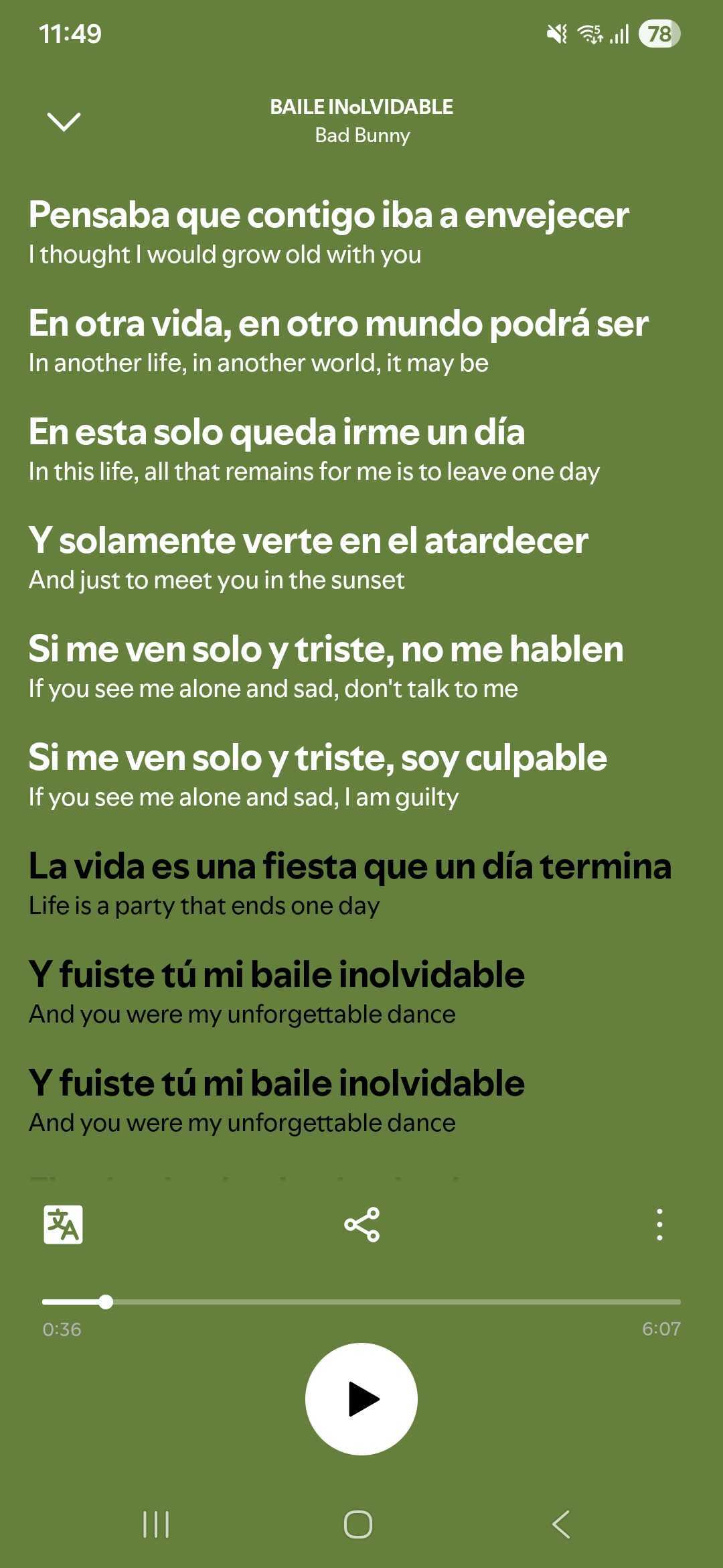 Spotify Translate Lyrics 5
