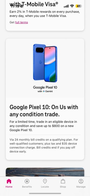 T Mobile Free Google Pixel 10 Rentention Offer T Life App