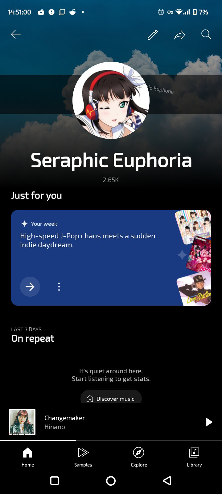 YouTube Music Your week