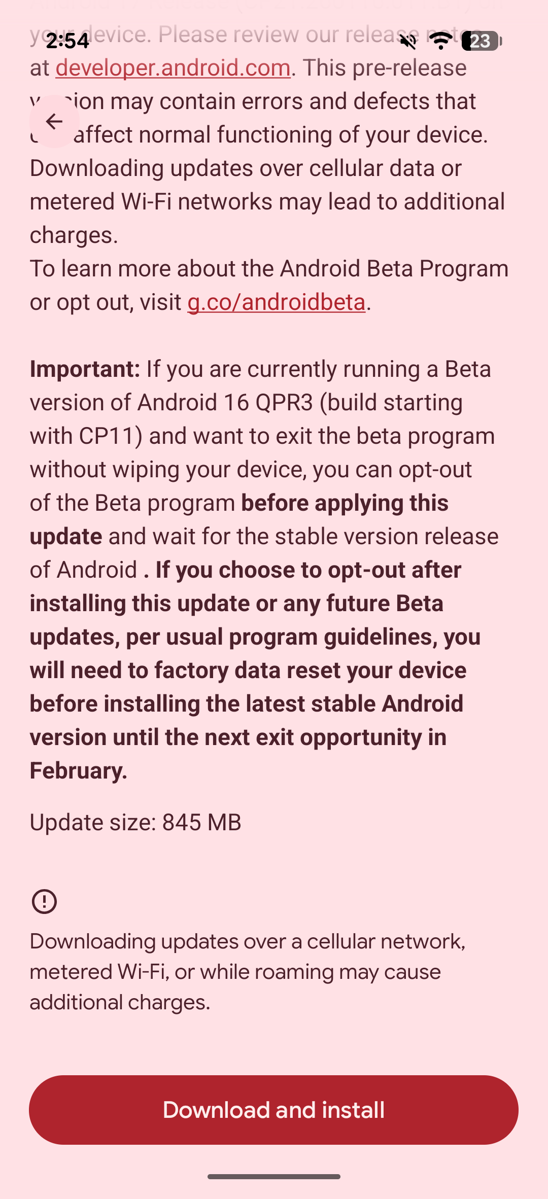 android 17 beta 1 download 3