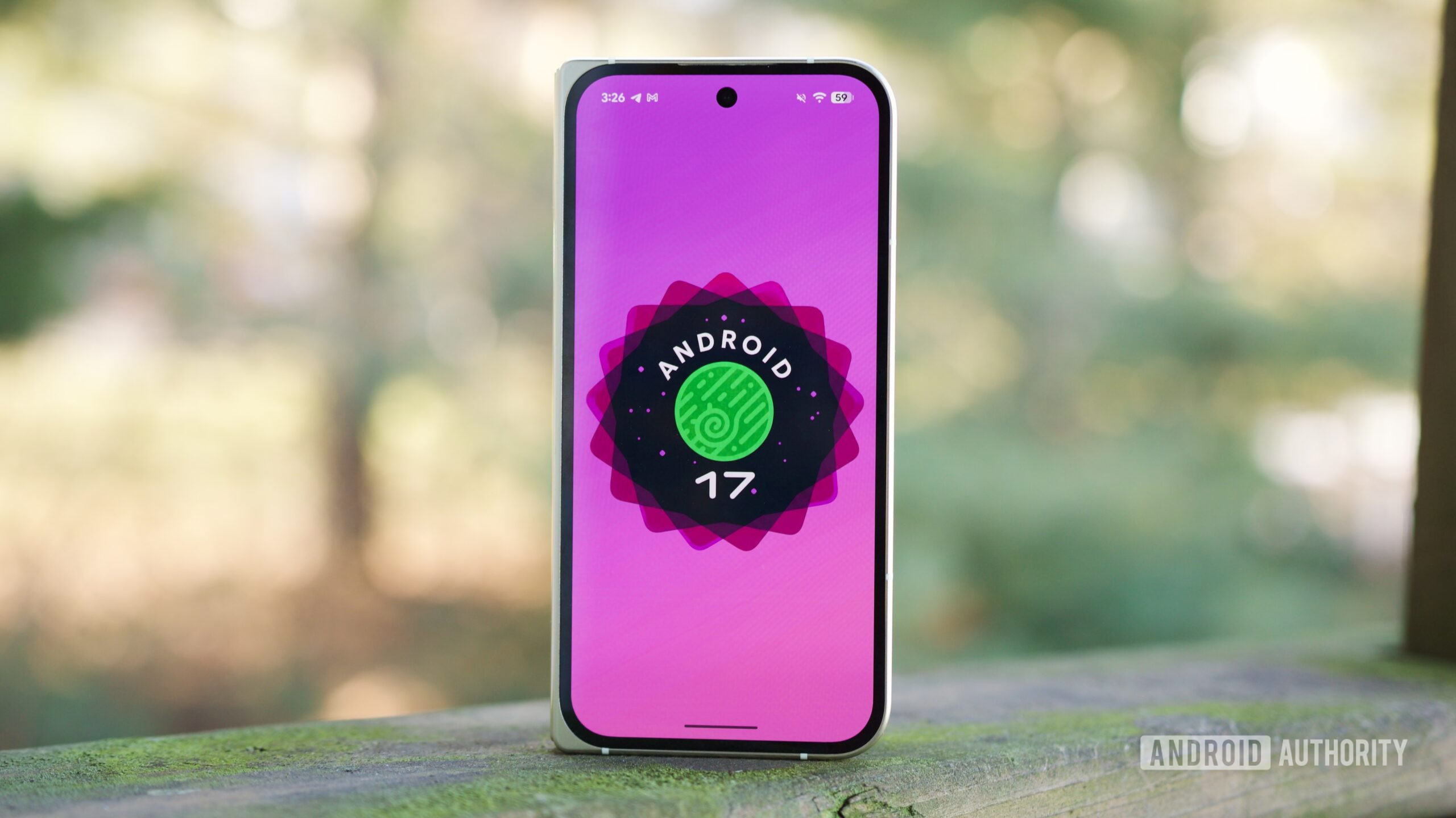 android 17 logo hero pixel 10 pro fold 3 Android 17 logo on a Pixel phone.