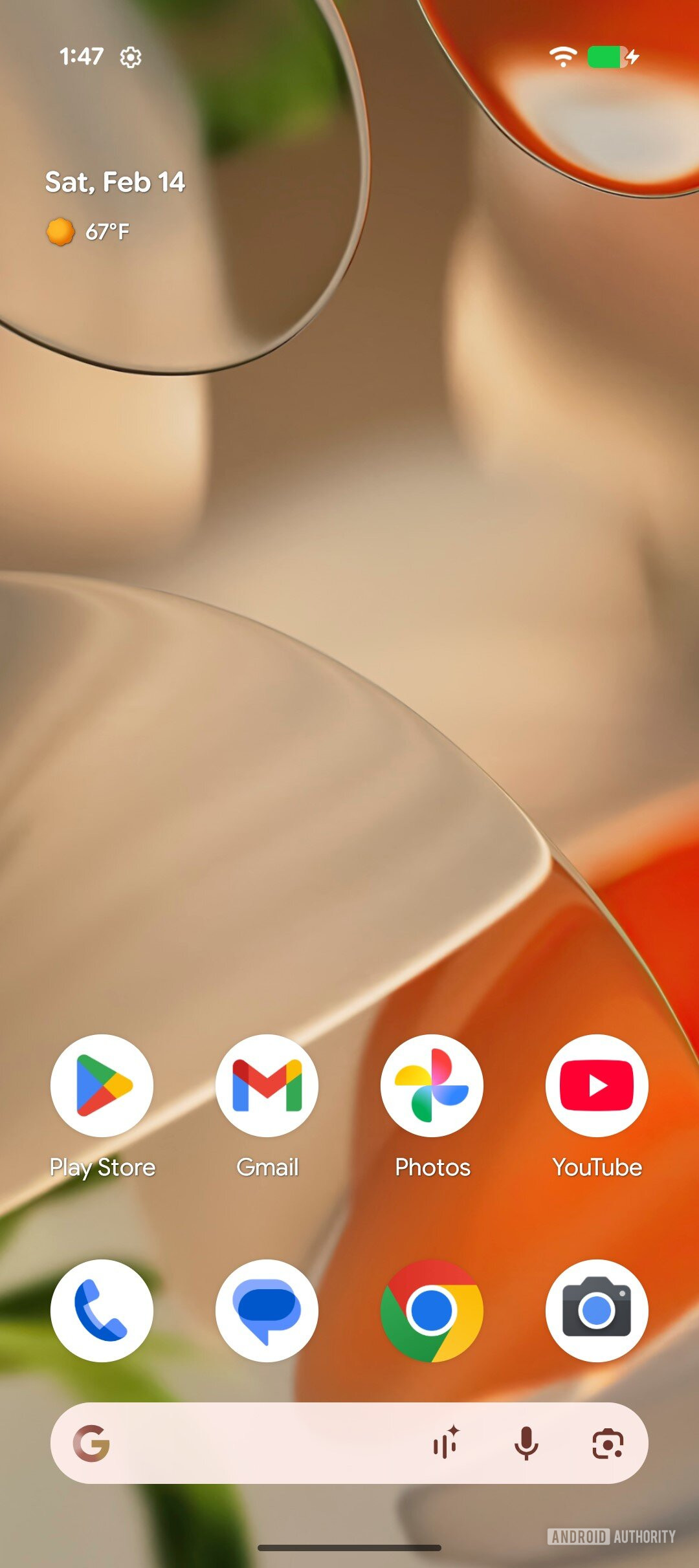anrdoid 17 beta 1 launcher search custom 3