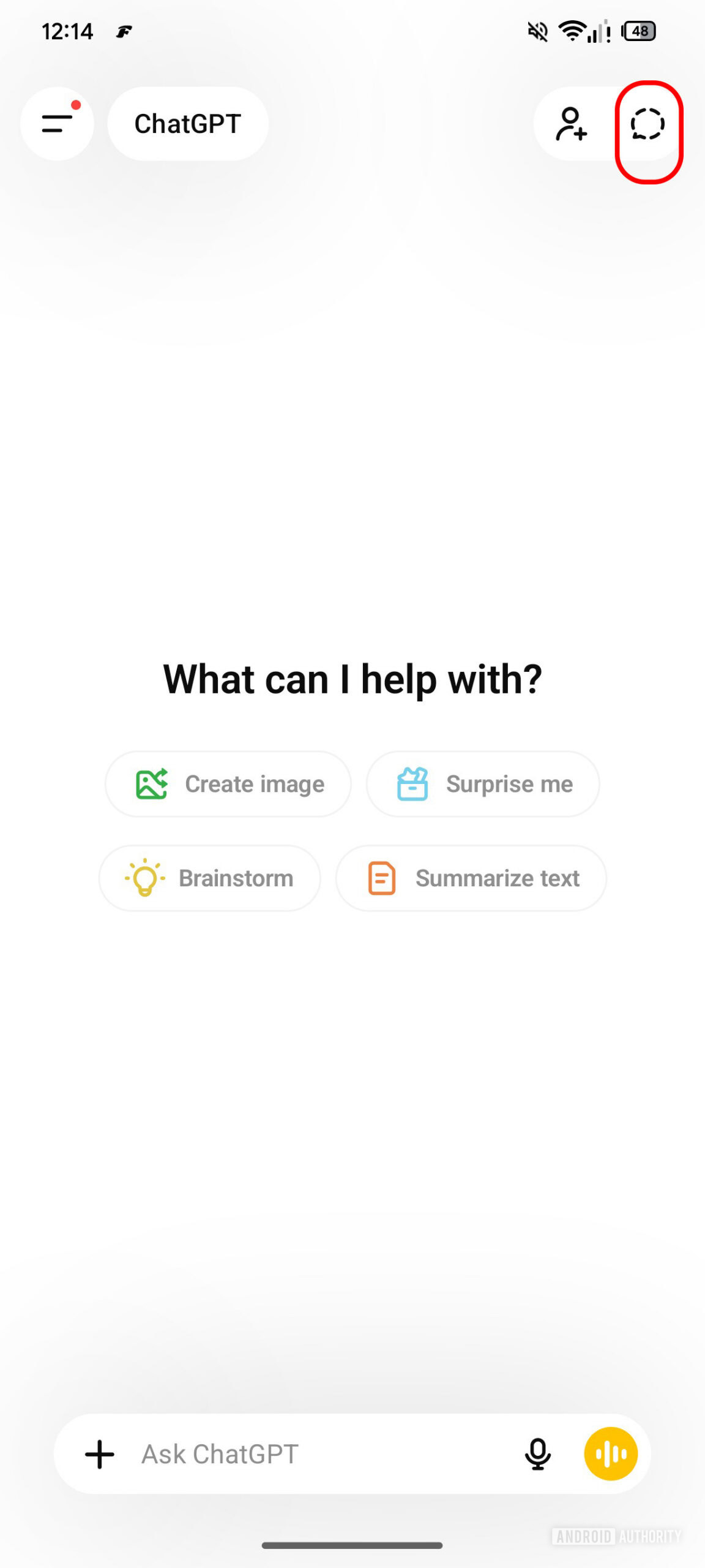 chatgpt temporary chat icon