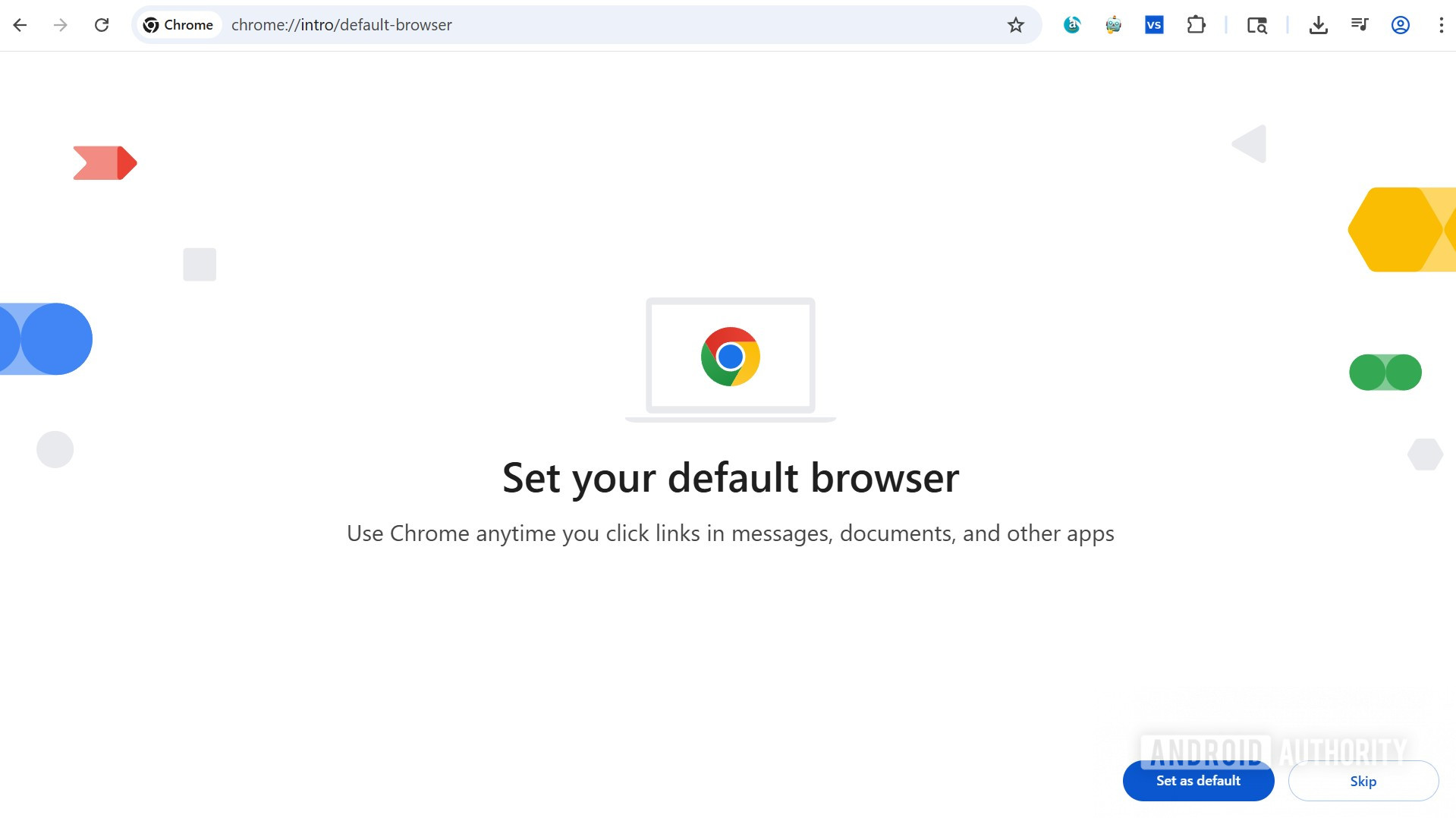 chrome browser set 1