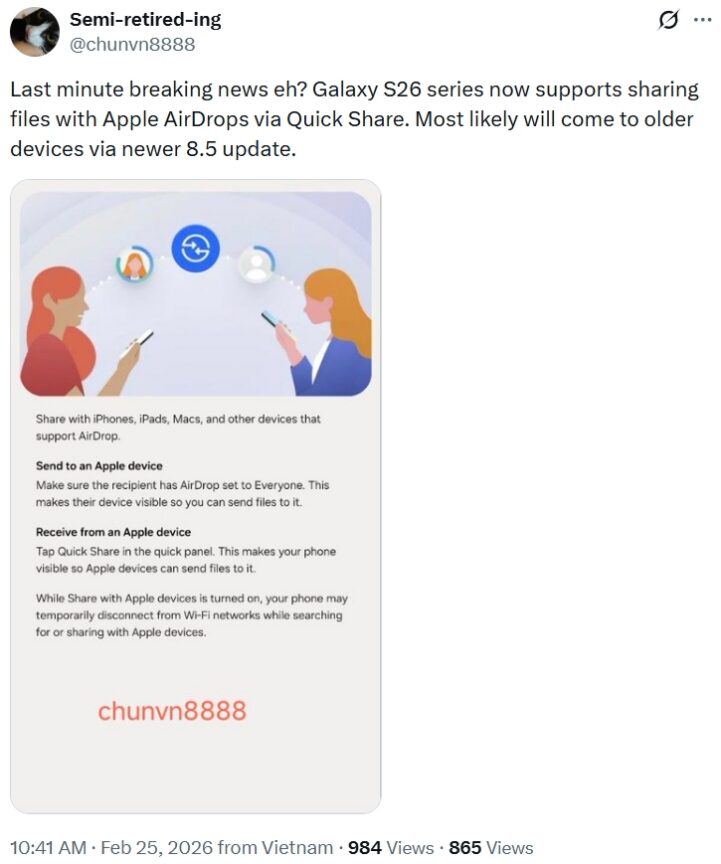 Could the Galaxy S26 be the next Android phone to support Apple’s