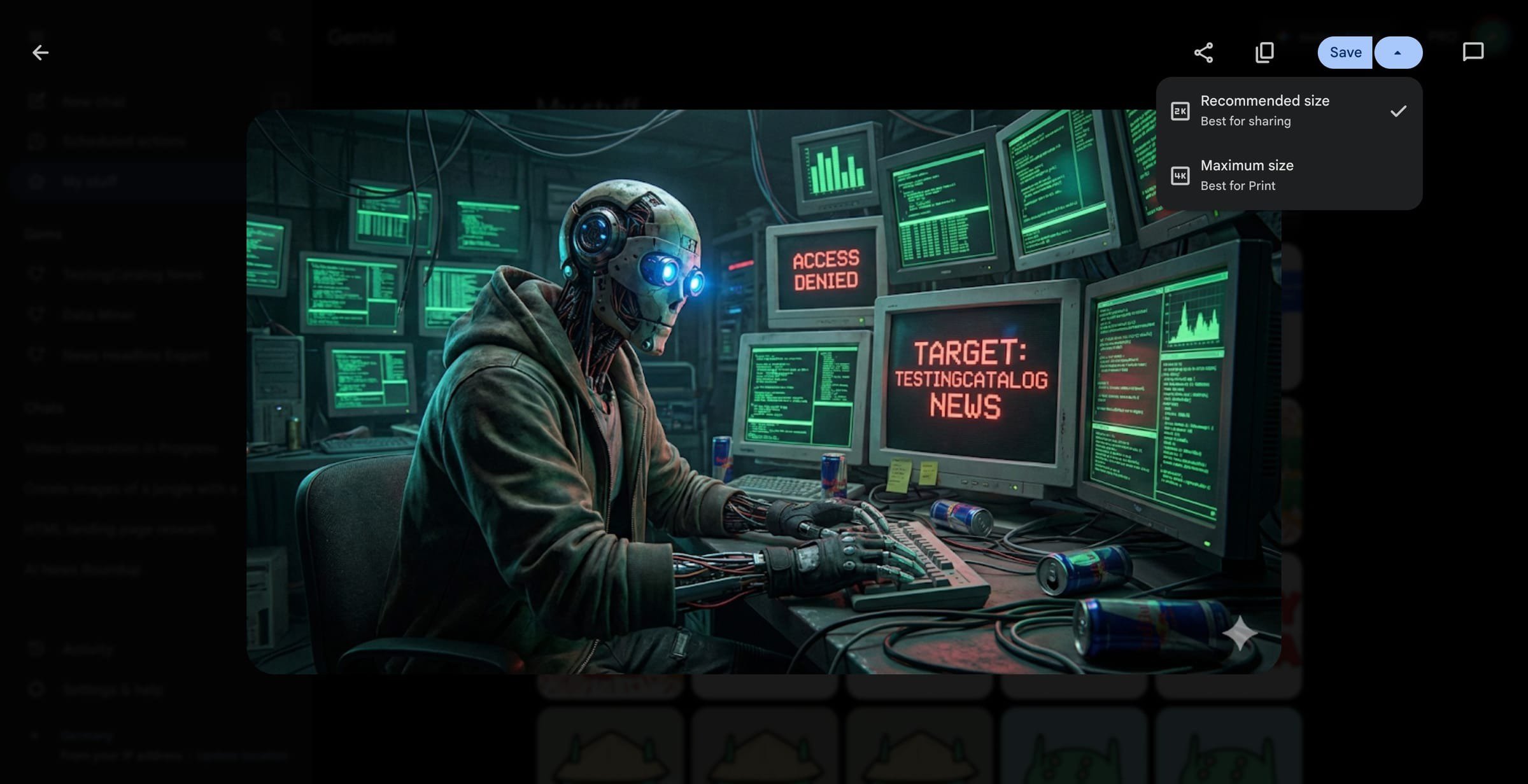 gemini 4k image quality