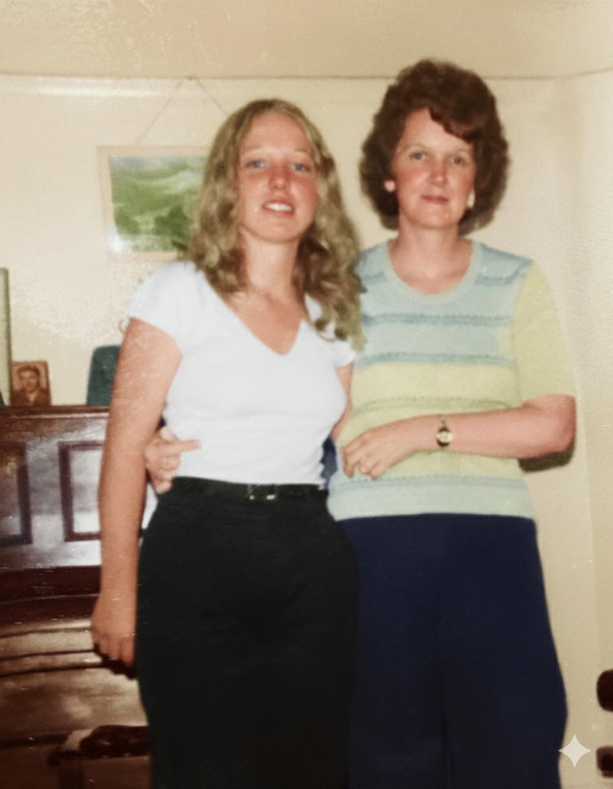 gemini generated image of two women with color