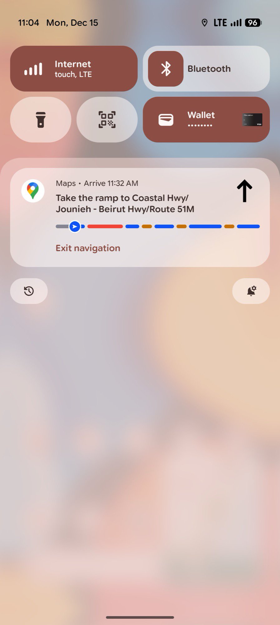 google maps screenshot live updates driving drop down