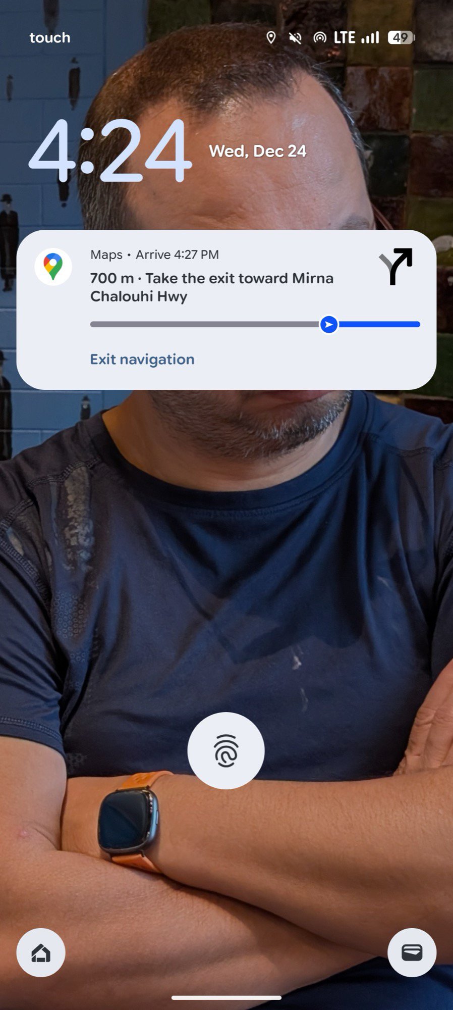 google maps screenshot live updates driving lock screen