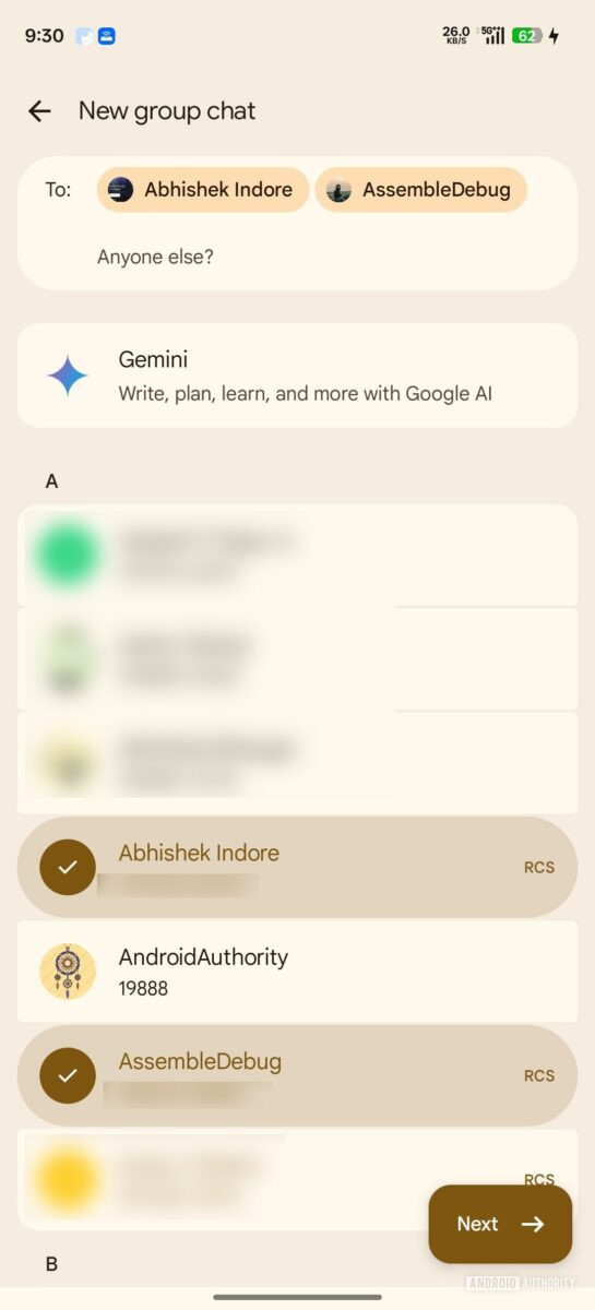 Group Message Android Google Messages changes up how you start group chats - Android Authority