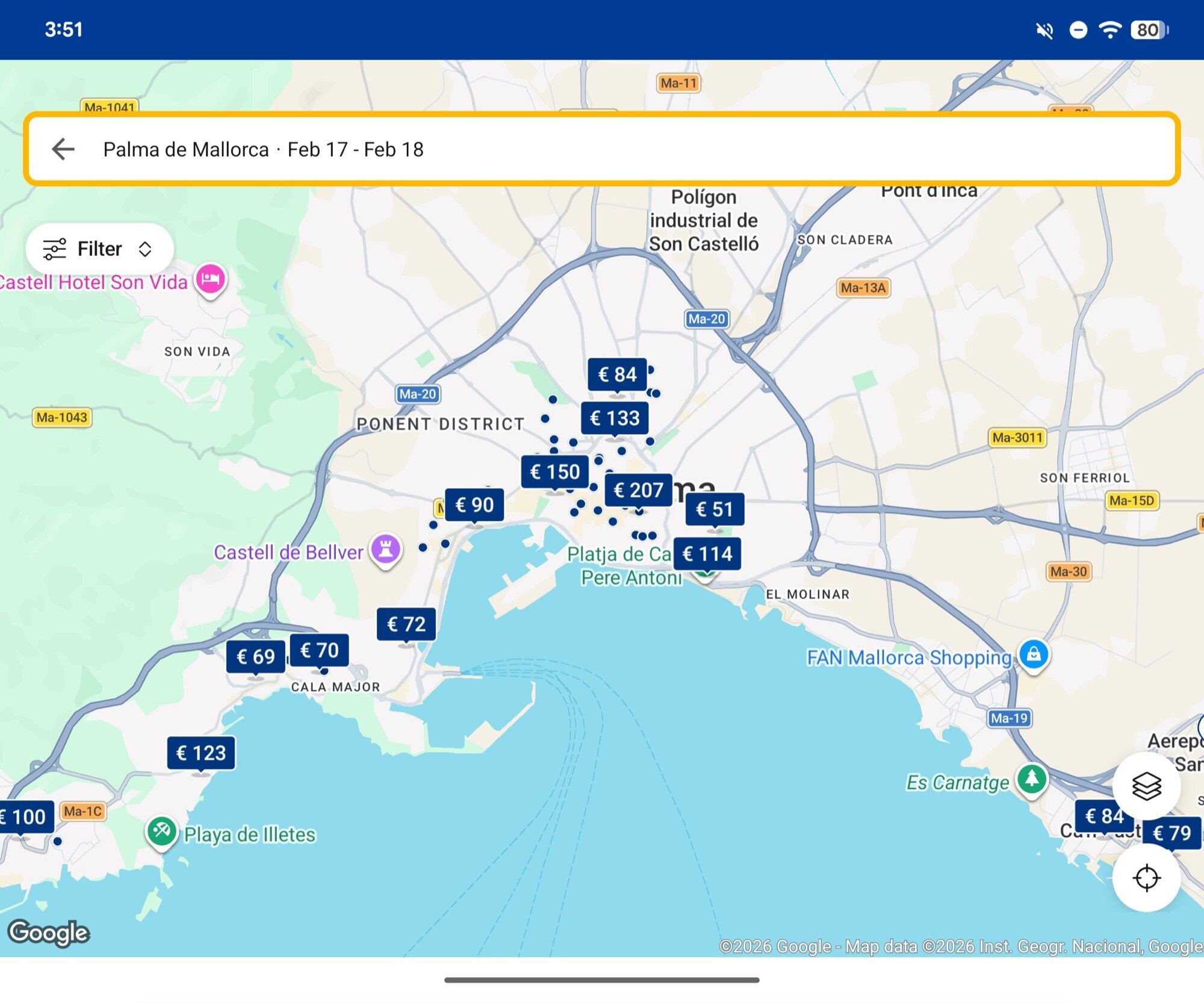 google pixel fold screenshot booking map full screen aspect ratio
