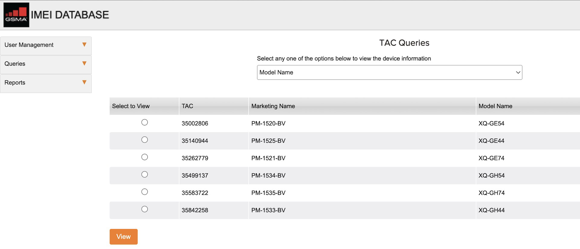 gsma imei sony gsma imei sony