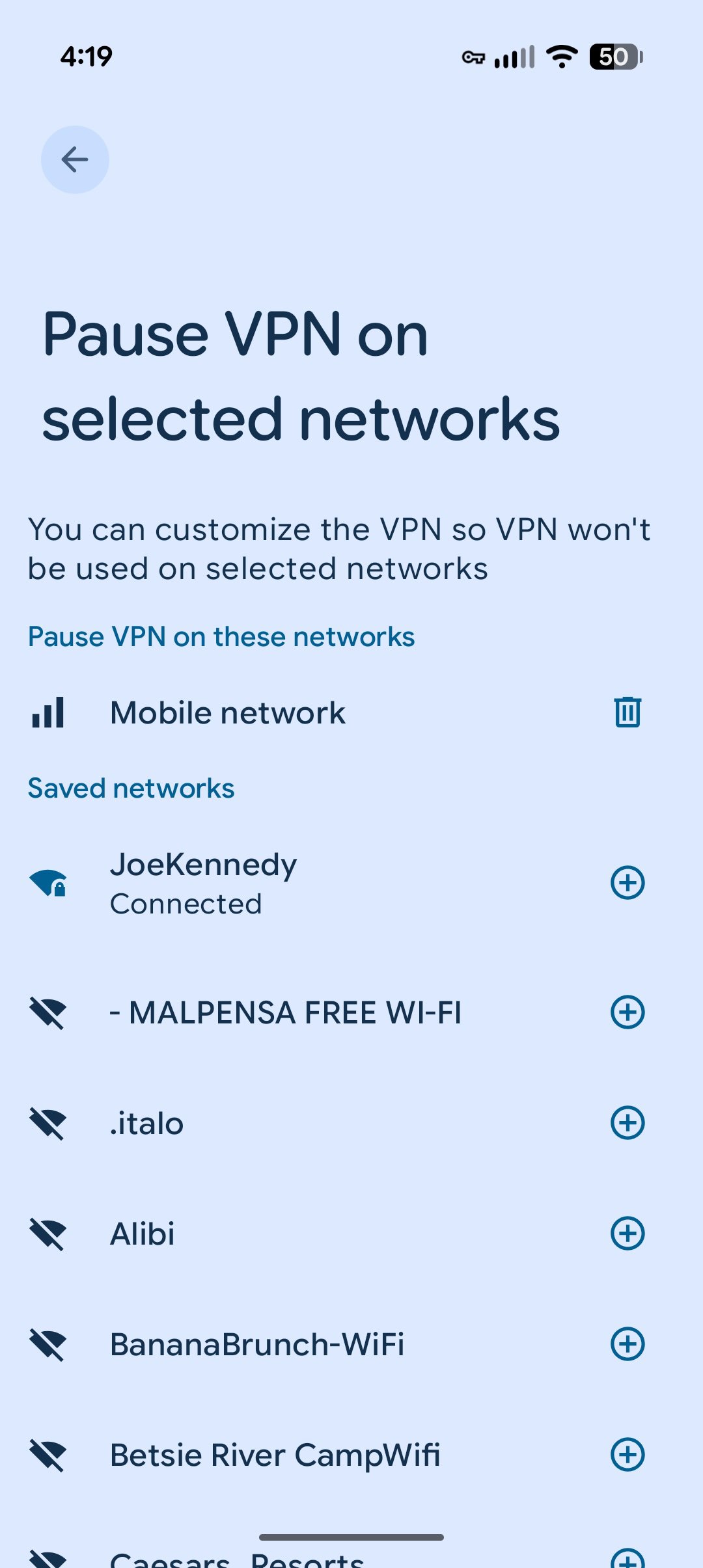 Screenshot showing how to set up Pixel VPN on a Pixel phone.