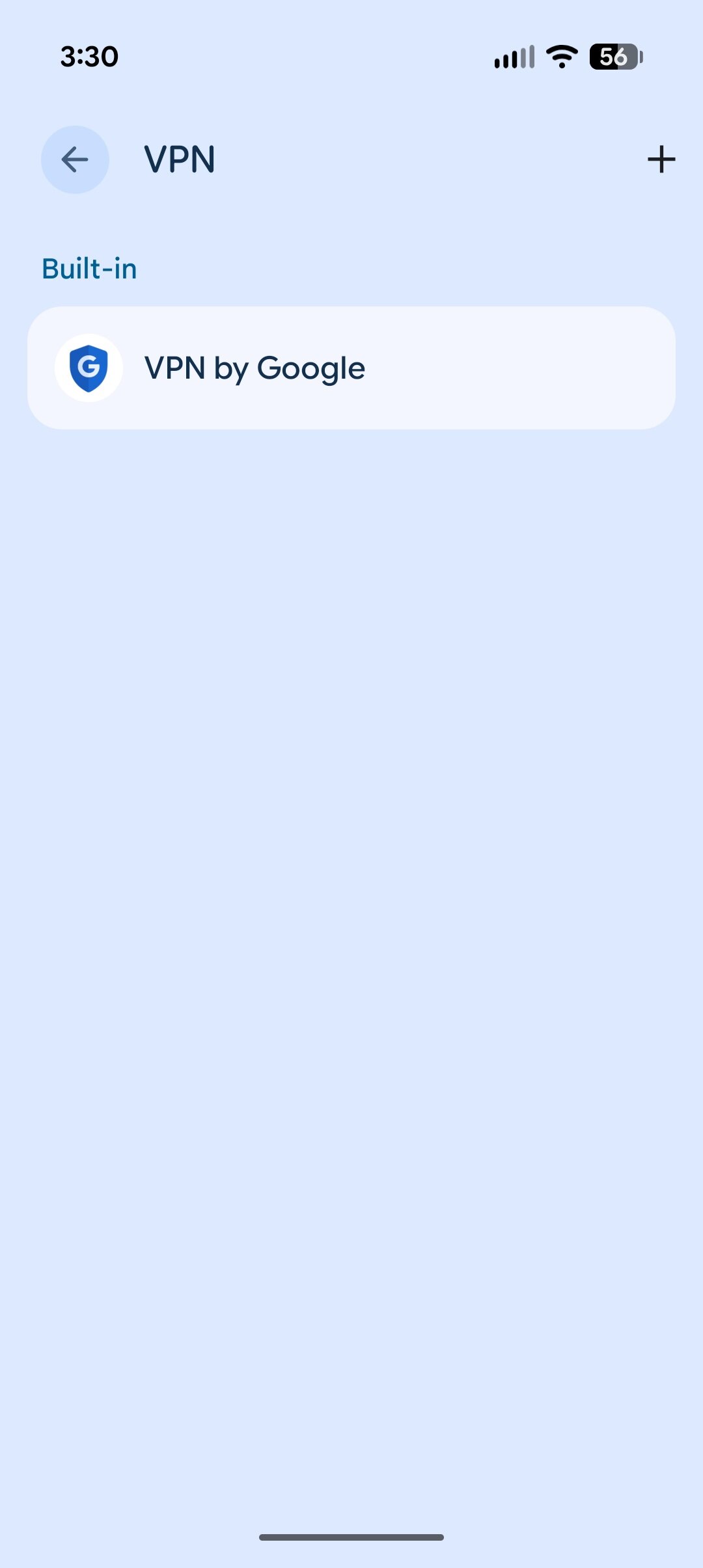 Screenshot showing how to set up Pixel VPN on a Pixel phone.