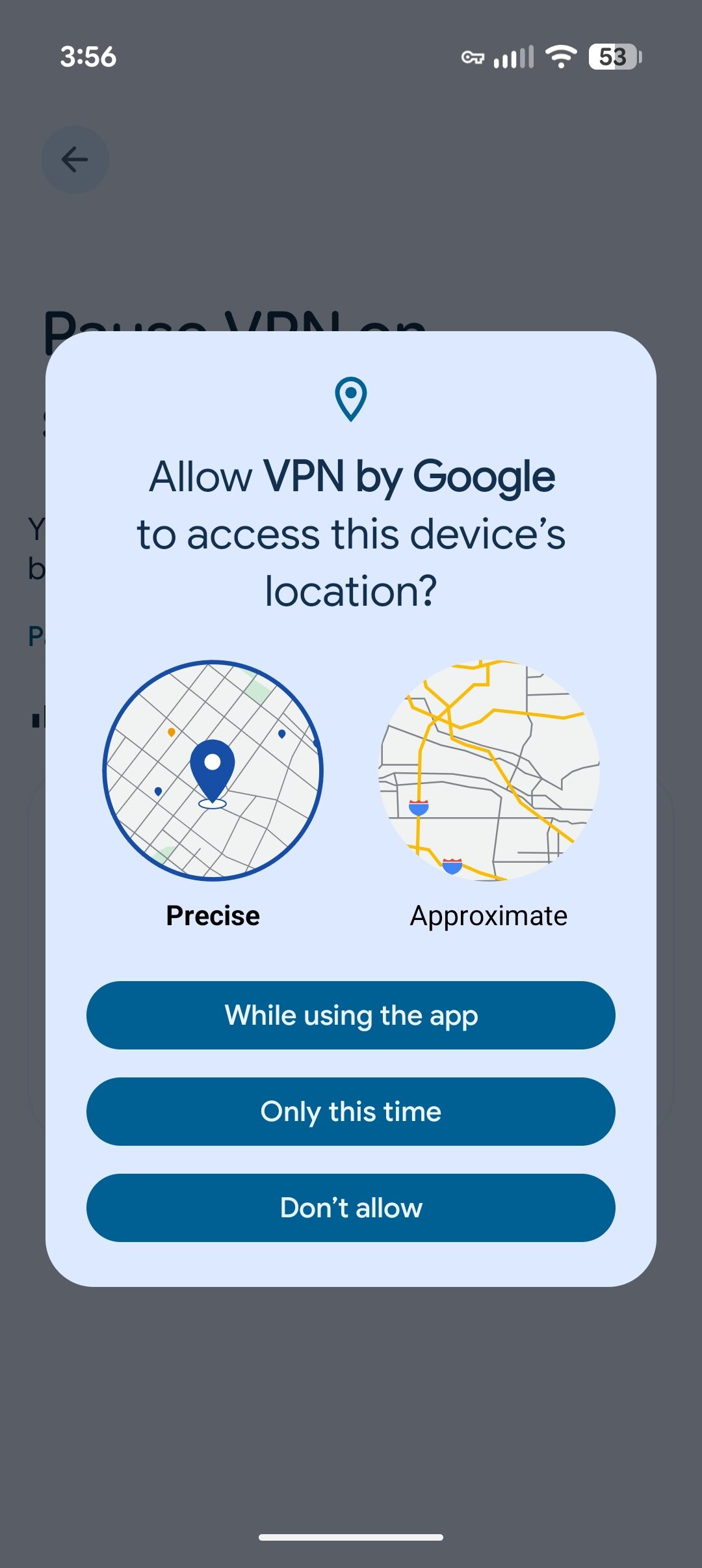 Screenshot showing how to set up Pixel VPN on a Pixel phone.