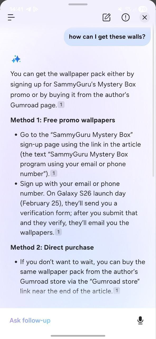 samsung internet ask ai one ui 9 1