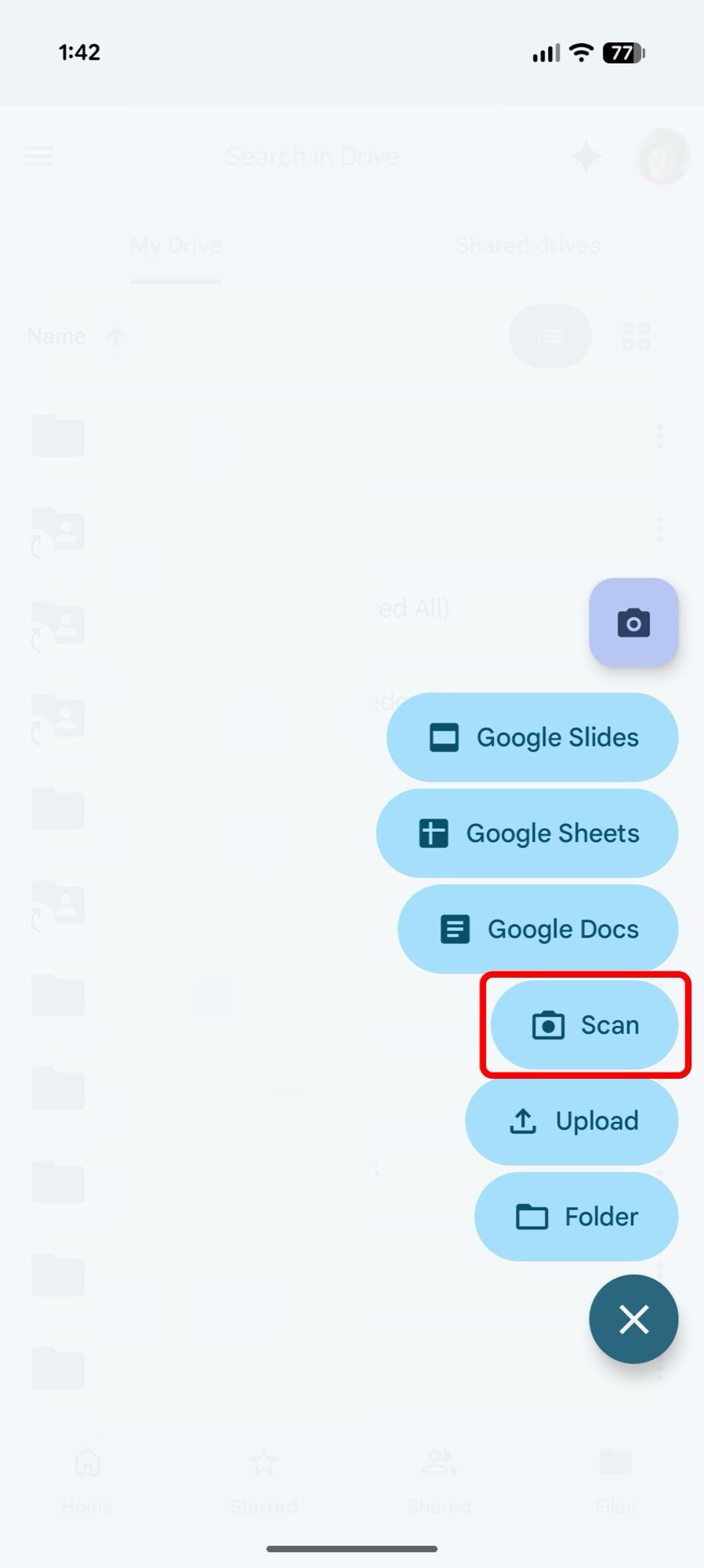 screenshot google drive document scanner how to scan 2
