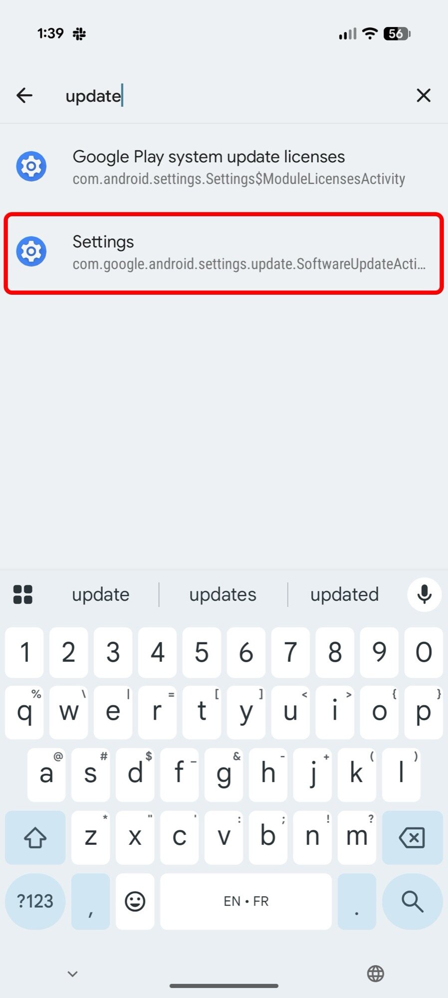screenshot shortcut maker app settings activities software update