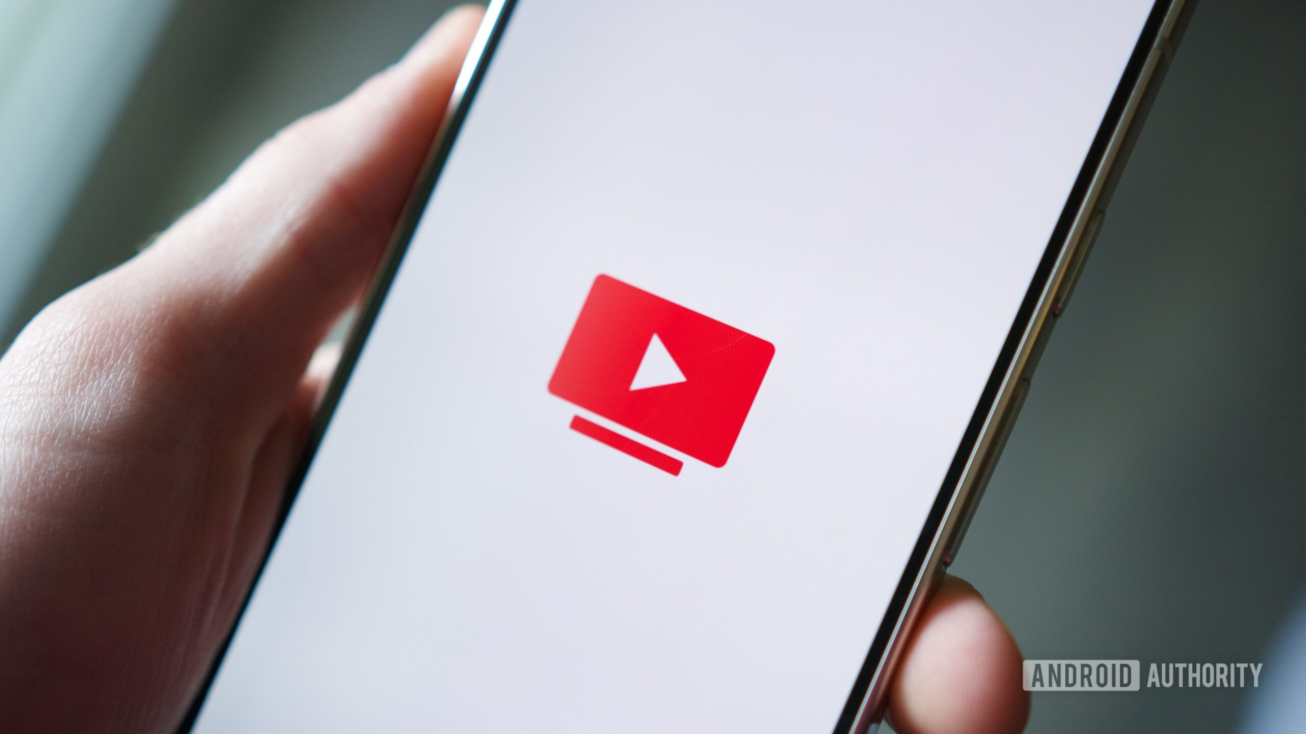 YouTube TV logo on an Android phone.