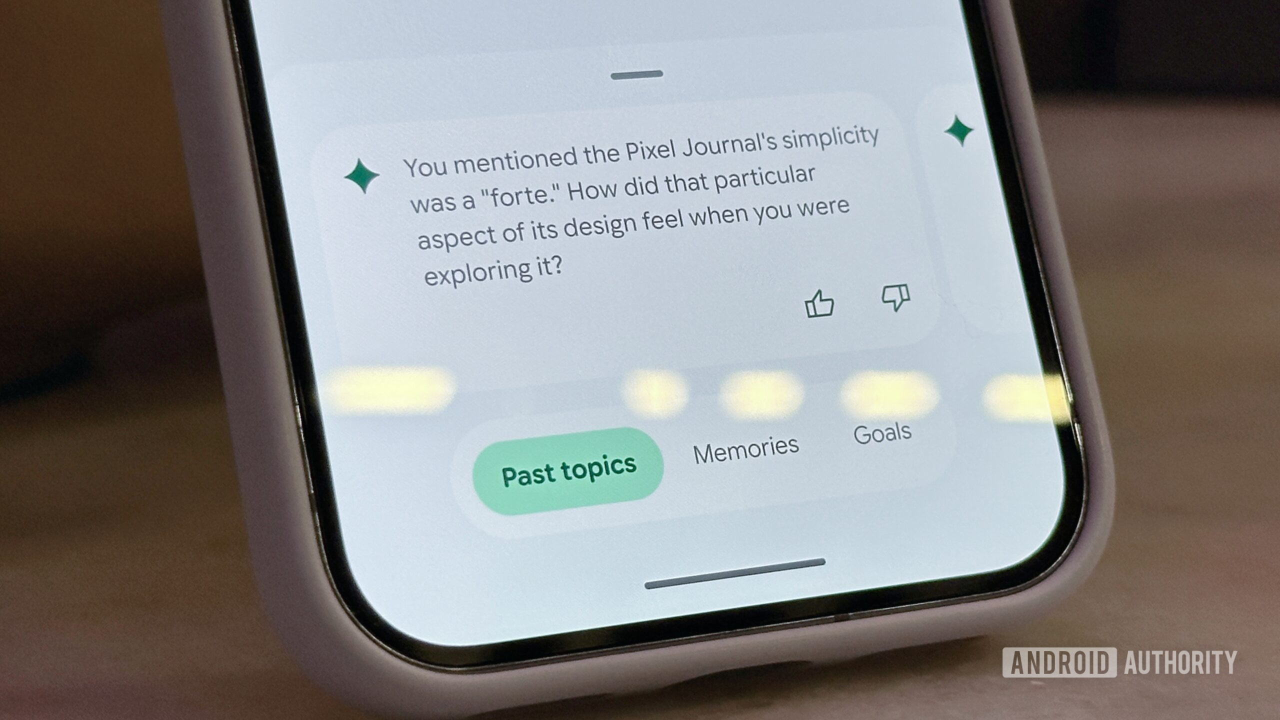 Google Journal Past Topics AI feature Google Journal Past Topics AI feature