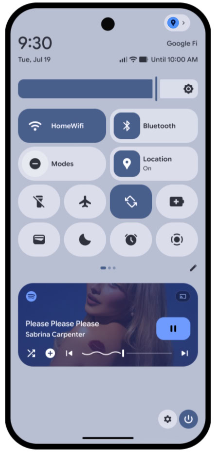 Android 17 Location Indicator Privacy chip