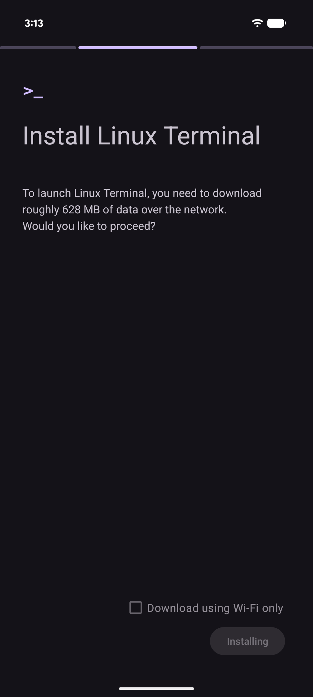 Android 17 Terminal Installation
