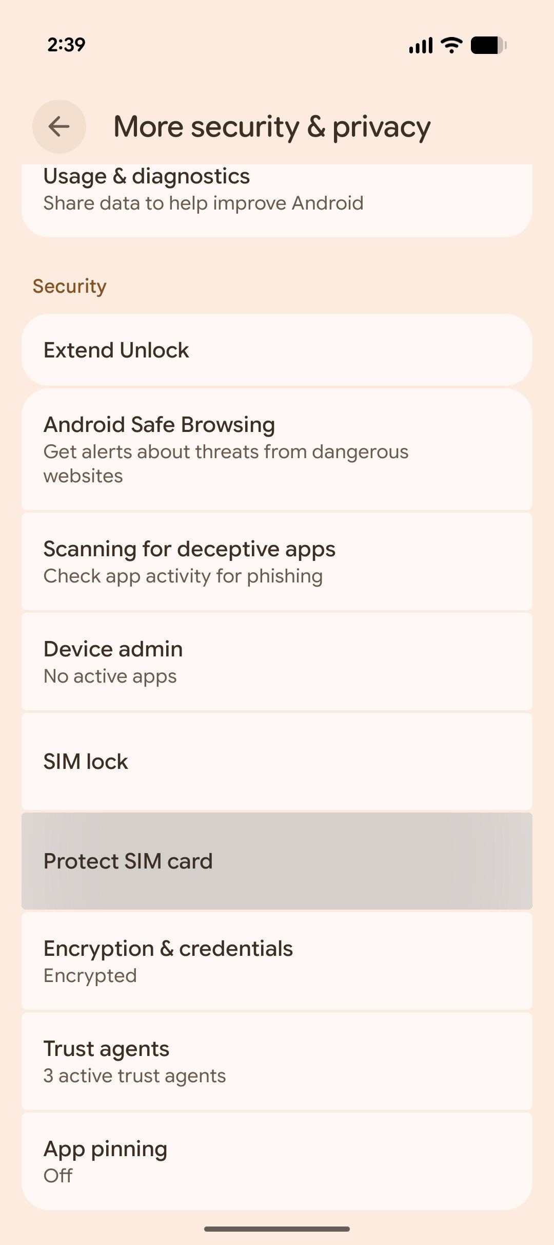 Android Canary sim lock protection AssembleDebug 1
