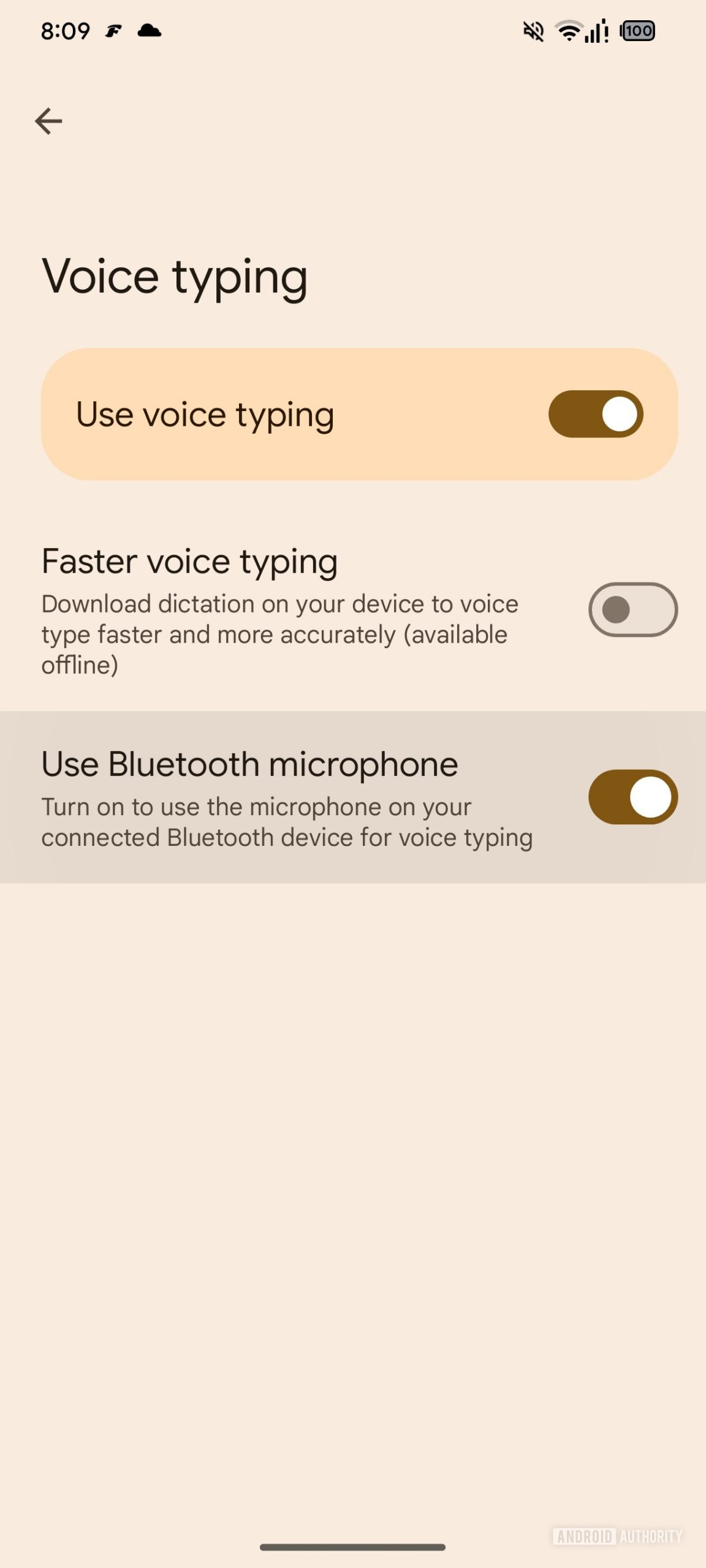 Gboard voice typing bluetooth earbuds