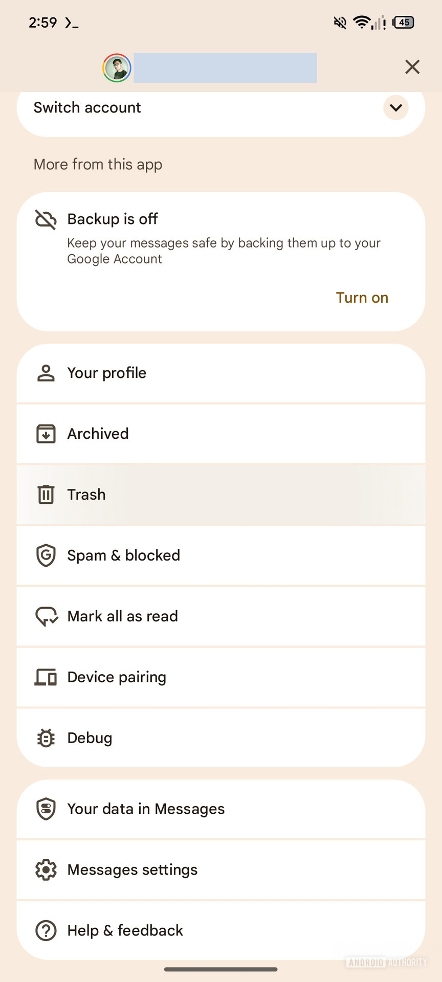 Google Messages New Trash feature for deleting messages (3)