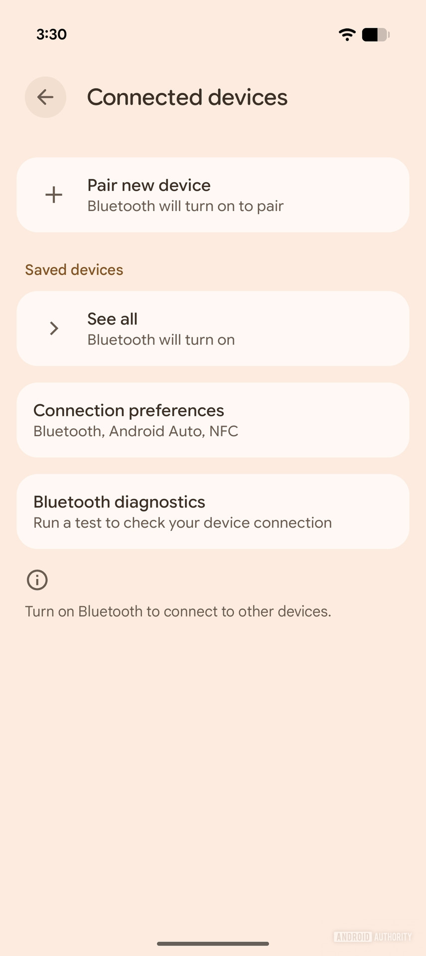 Google Pixel Bluetooth diagnostic menu (6)