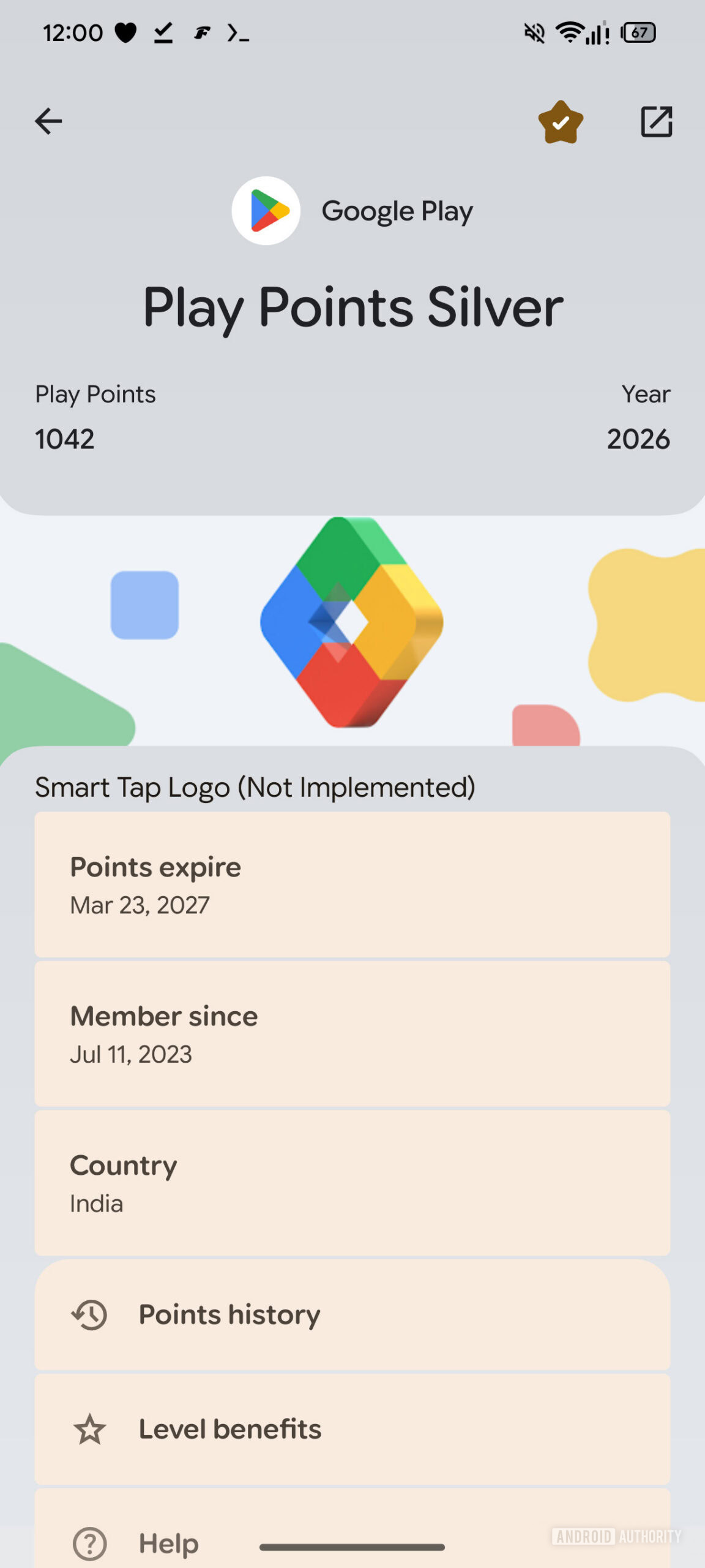 Google Wallet upcoming play points redesign