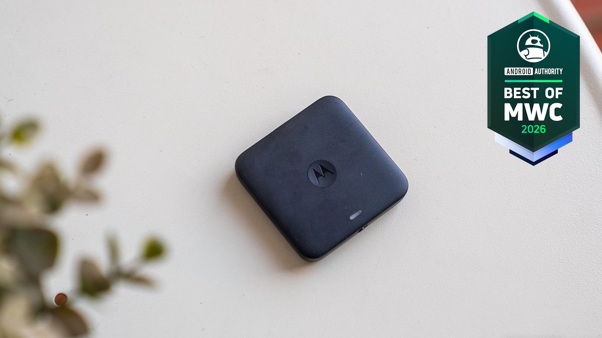 Motorola Sound MA2 on the table best of mwc 2026 award