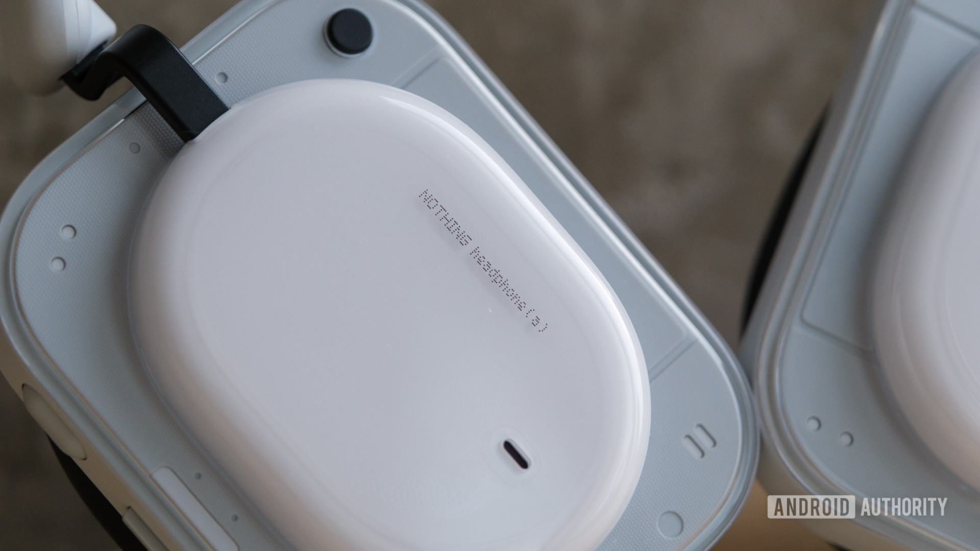 Nothing Headphone A logo close up